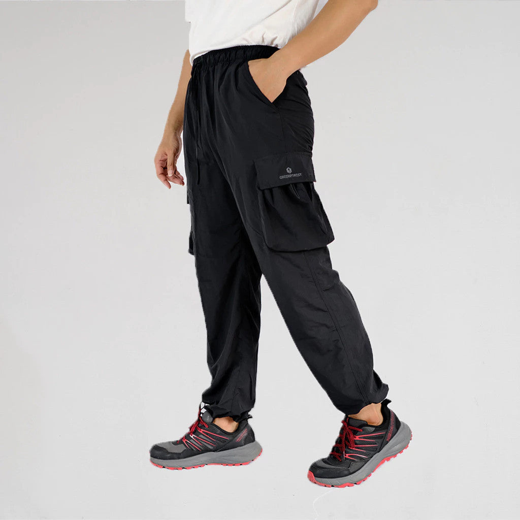 Celana Cargo Highwaist Oversize Unisex - Greenforest Saga