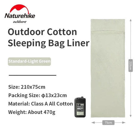 Kantong Tidur Camping Outdoor  - Naturehike Cotton Sleeping Bag Liner