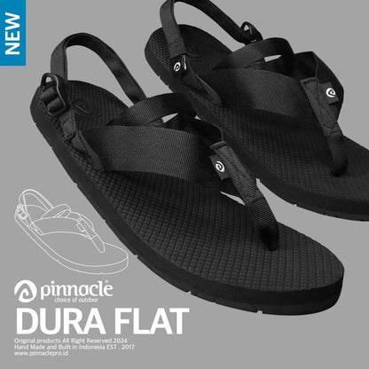Pinnacle Sandal Dura Flat-Black