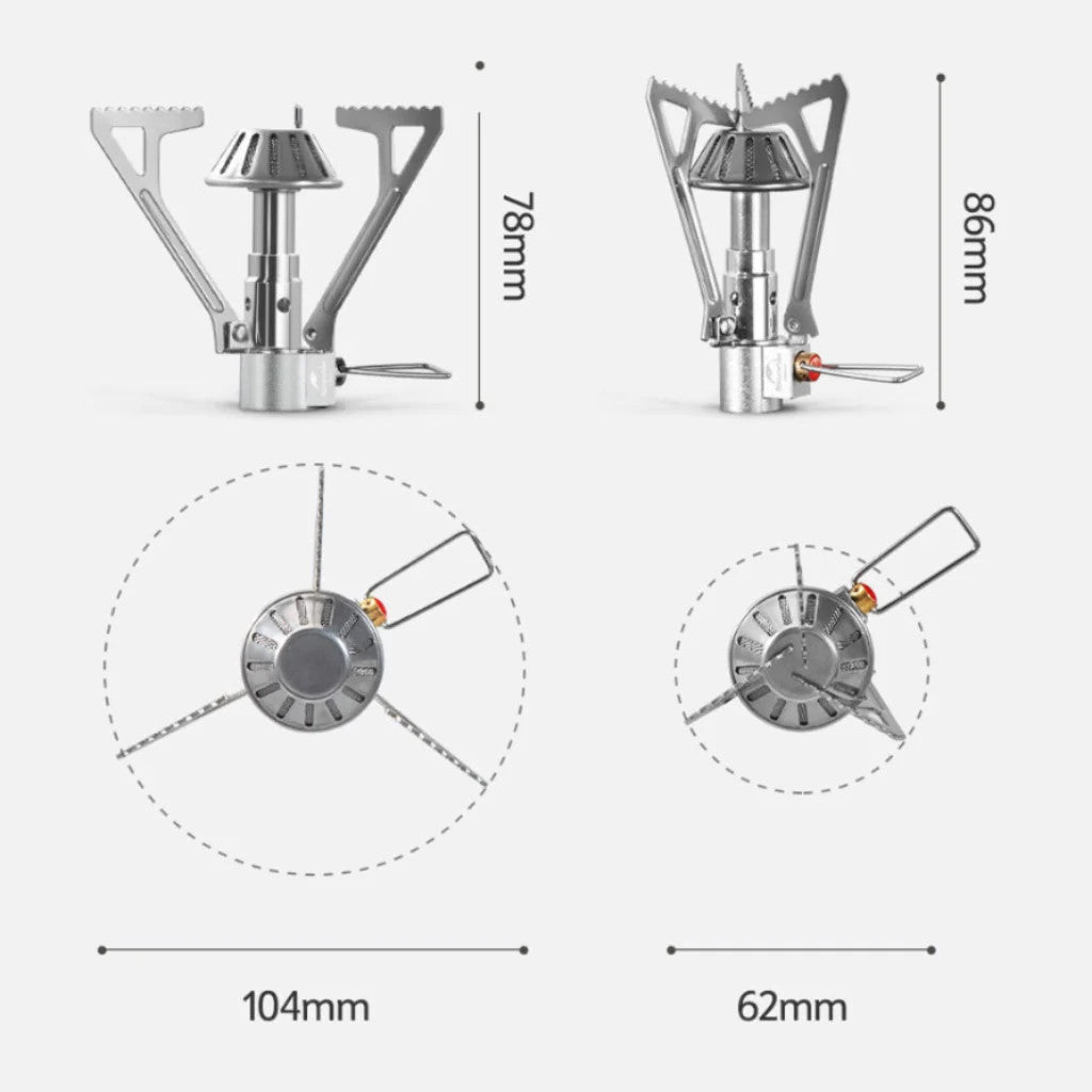 Kompor Portable Outdoor - Naturehike Mini Folding Camping Stove