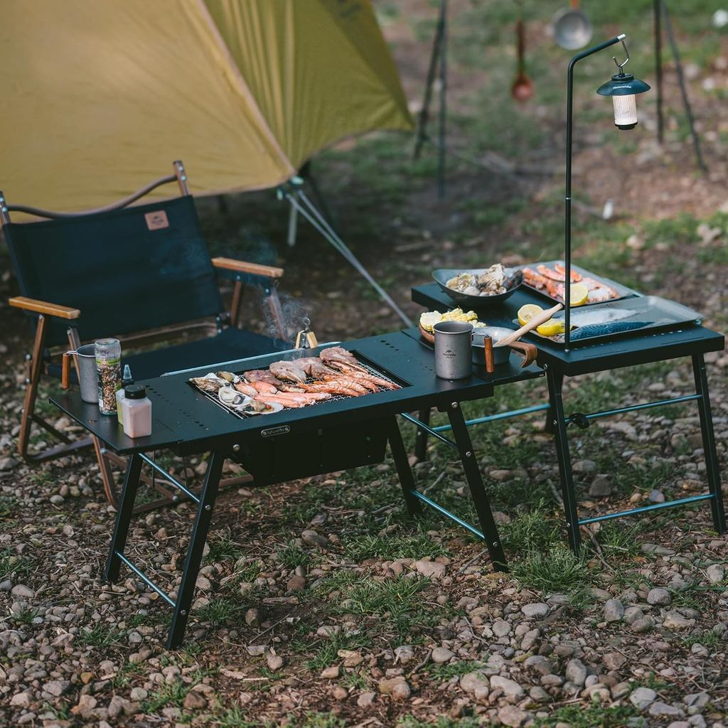 Meja Grill Portable Camping - Naturehike IGT BBQ Table with Charcoal Grill / CNK2350CF018