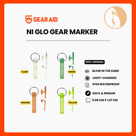 Gantungan Kunci Glow in The Dark Waterproof - Gear Aid Ni Glo Gear Marker