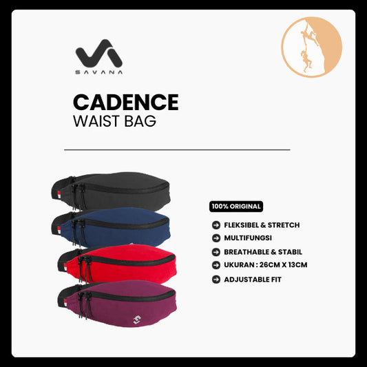 Tas Pinggang Olahraga/Waist Bag - Savana Cadence