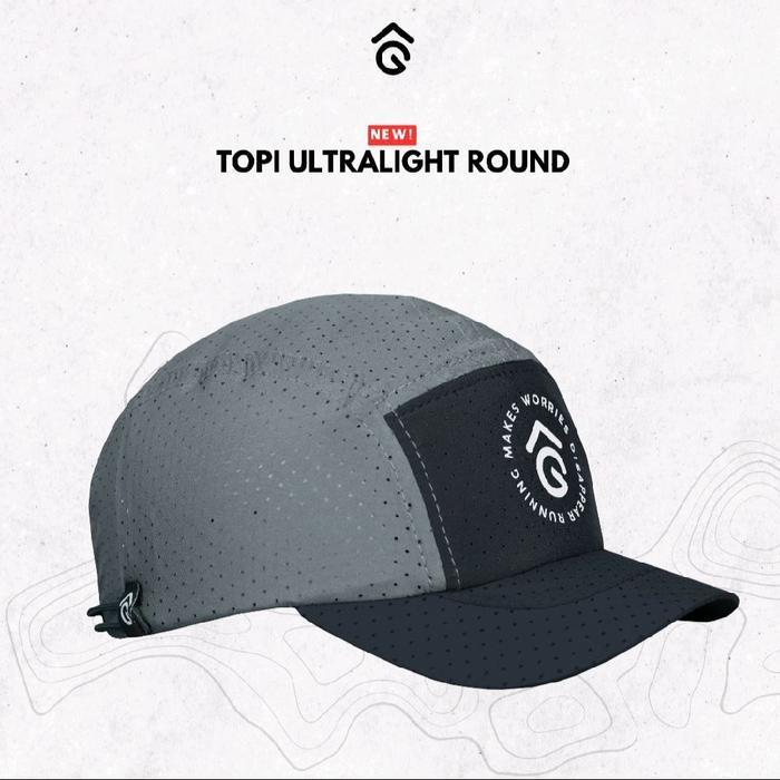 Topi Lari Ringan & Breathable - Angsana Series Round Running Cap