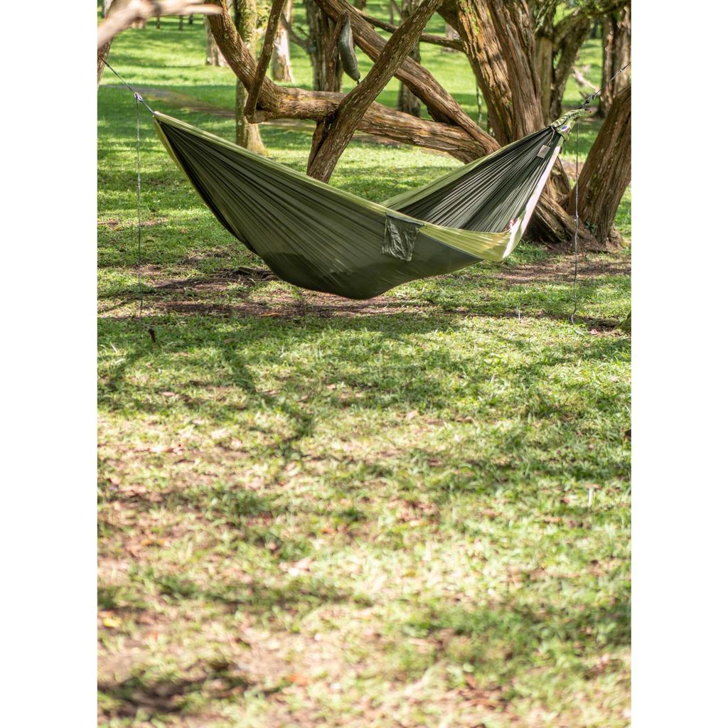 Ticket To The Moon Original Hammock Army Green / Green Apple - Hammock Camping Outdoor Tidur Ayunan Gunung 320x200 cm Ringan Serbaguna OEKO-TEX Certified