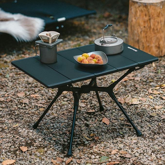 Meja Camping Portable - Yamami YL01 Lightweight Folding Camping Table (Meteorite Black)