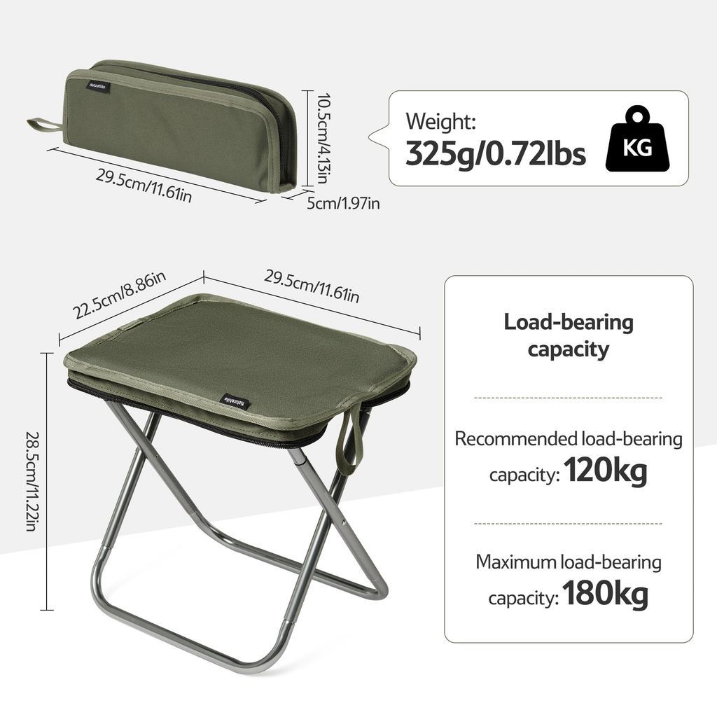 Meja Camping Portable - Yamami XL01 Ultralight Folding Camping Stool / Aluminum Alloy Mini Table