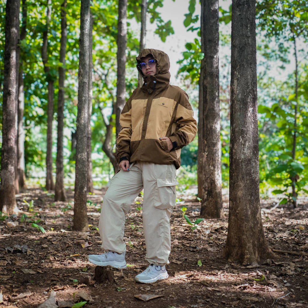 Celana Cargo Highwaist Oversize Unisex - Greenforest Saga