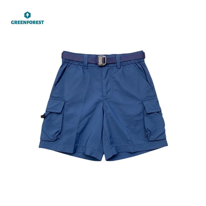 Celana Pendek Cargo Anak-anak Unisex - Greenforest Hinoki / FREE Belt