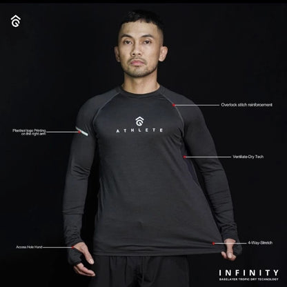 Base Layer Baju Olahraga - Angsana Infinity Long Sleeve