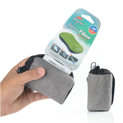 Bantal Angin/Travel/Portable - Naturehike Lightweight TPU Aeros Inflatable Pillow with New Nozzle
