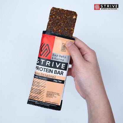 Strive Protein Bar Rasa Original (24g Protein/Bar) - Camilan Instant Sehat