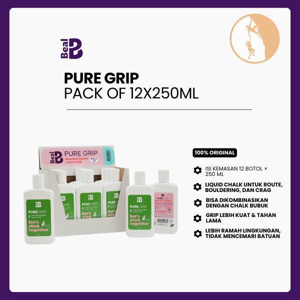 Kapur Cair Climbing Magnesium Grip - PURE GRIP Pack of 12x250ml