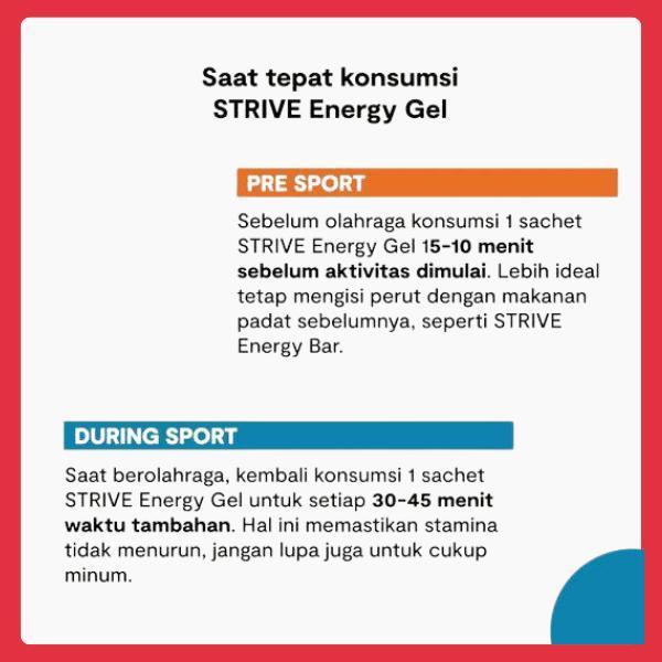 Strive Energy Gel Jeruk - Camilan Instant Berenergi