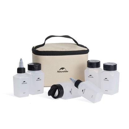 Set Botol Bumbu Praktis - Naturehike Shiwei Portable Seasoning Bottle Set / 6 in 1