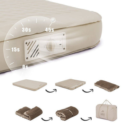 Matras Angin Camping - Naturehike Yugu Comfort Automatic Inflatable Cushion With Inner Inflatable Pump