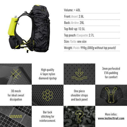 Alpi 40L Instinct Trail - Alpine Pack/Running Hydration Vest
