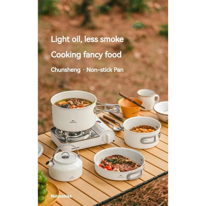 Set Alat Masak Camping Outdoor - Naturehike Ceramic Non-Stick Set Pots