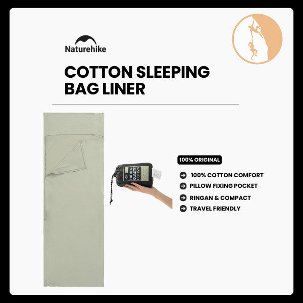 Kantong Tidur Camping Outdoor  - Naturehike Cotton Sleeping Bag Liner