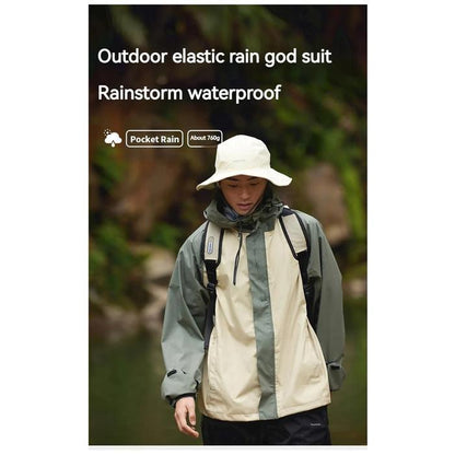 Jaket Waterproof Hiking Unisex - Naturehike Outdoor Raincoat