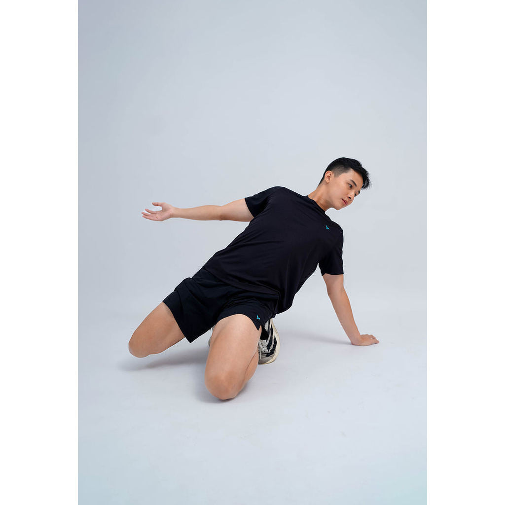 Kaos Pria Dry Fit Baju Olahraga - Trijee Men Sweat Act Tee