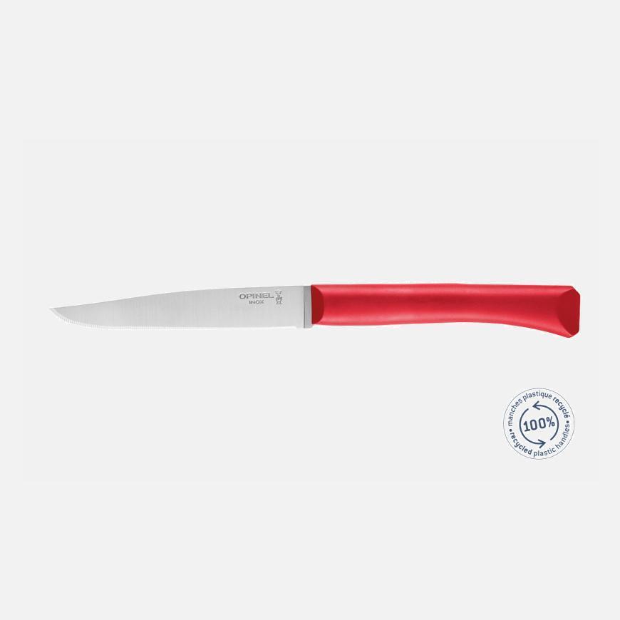 Opinel Set of 4 Table Knives Bon Appetite (Red)