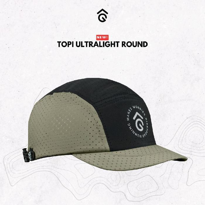 Topi Lari Ringan & Breathable - Angsana Series Round Running Cap