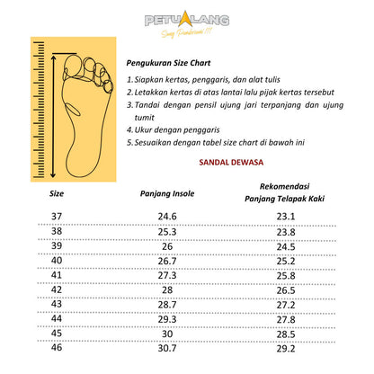 Sandal Jepit Gunung/Hiking Slide Unisex - Petualang Towuti Clip Strap 2.0