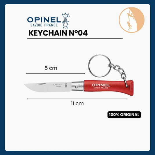 Opinel Keychain N°04 Stainless Steel