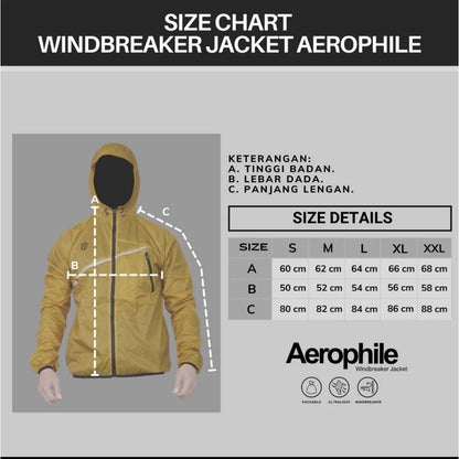 Jaket Windbreaker Ultralight - Angsana Aerophile Packable  Jacket Trail Running