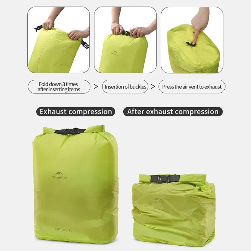 Tas Penyimpanan Drybag /Waterproof Travel Bag - Naturehike Roll-top Waterproof Storage Bag