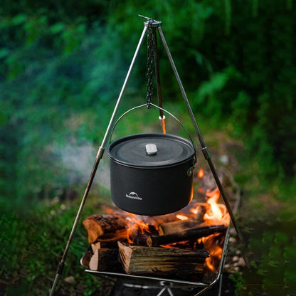 Alat Masak Camping Outdoor - Naturehike Cooking Set Wild Trekking Aluminum Alloy Pot Set / CNK2450CF010