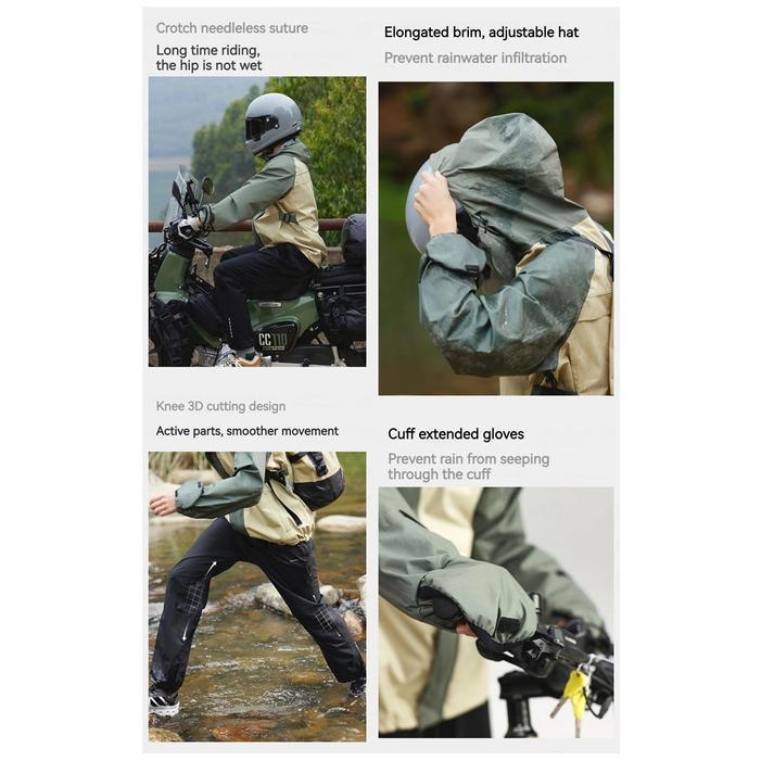 Jaket Waterproof Hiking Unisex - Naturehike Outdoor Raincoat
