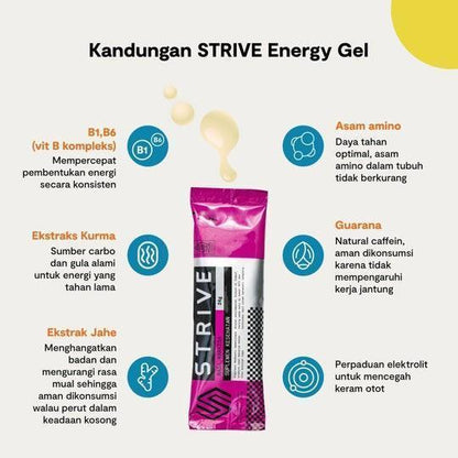 Strive Energy Gel Markisa - Camilan Instant Berenergi