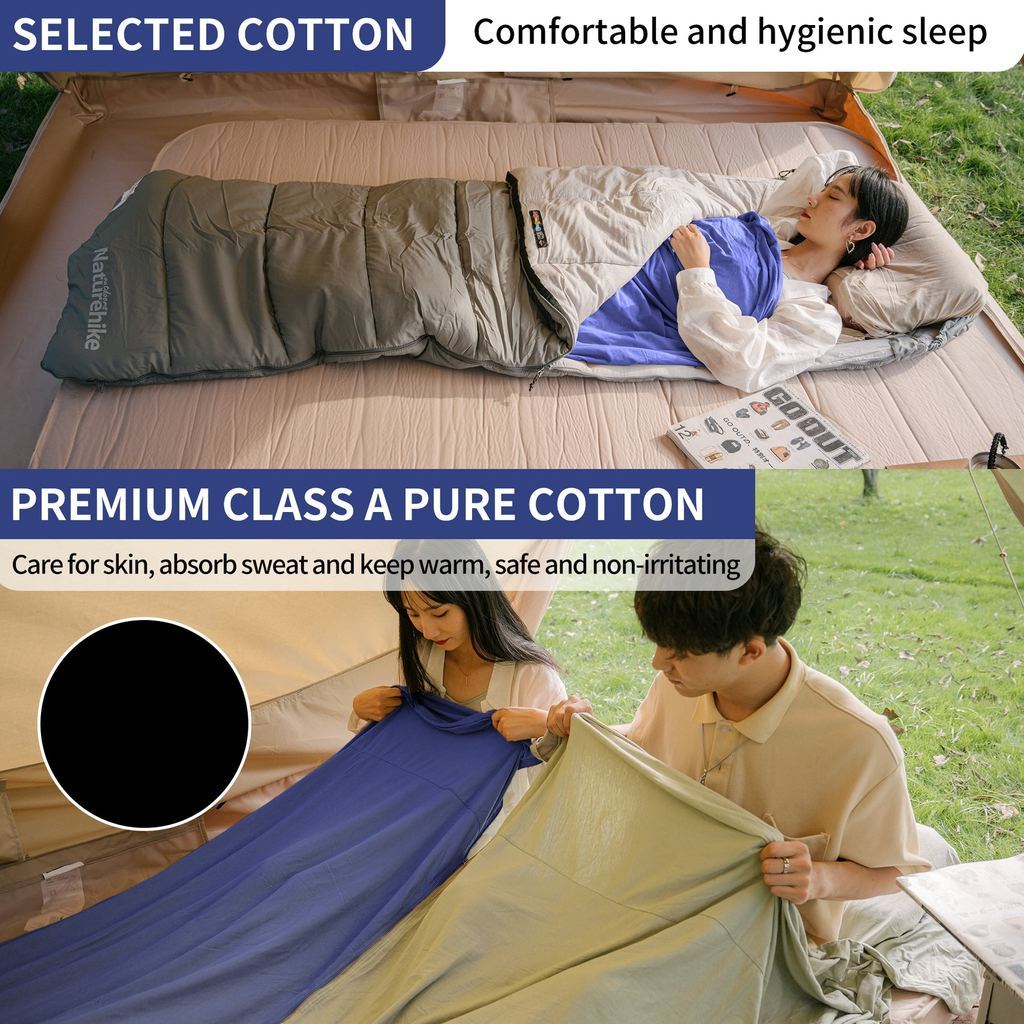Kantong Tidur Camping Outdoor  - Naturehike Cotton Sleeping Bag Liner