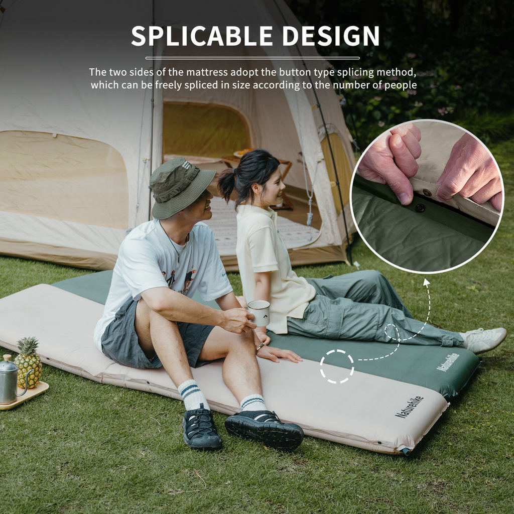 Matras Angin Camping - Naturehike D04 Thickened Self-inflating Cushion