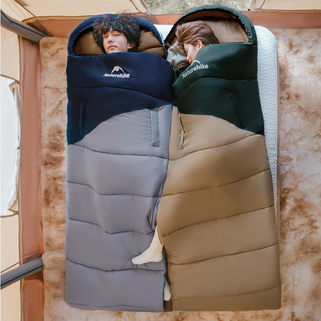 Kantong Tidur Camping Outdoor - Naturehike Sunny Day PL02 Envelope Sleeping Bag with Hood / U250