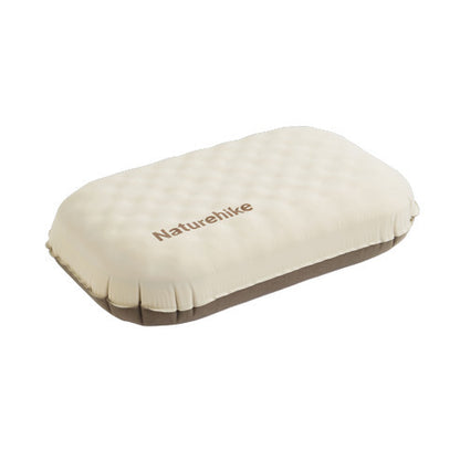 Bantal Tiup/Travel/Portable - Naturehike 2-in-1 Sponge Pillow (Champagne Brown)