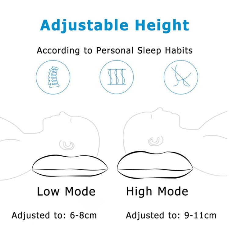 Bantal Traveling/Portable - Naturehike Sponge Automatic Inflating Pillow