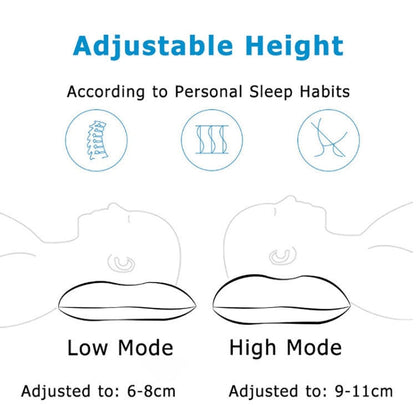 Bantal Traveling/Portable - Naturehike Sponge Automatic Inflating Pillow