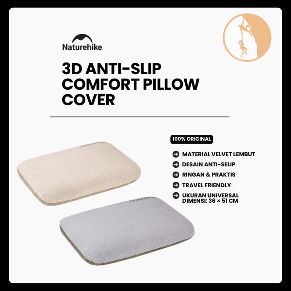 Sarung Bantal/Travel/Portable - Naturehike 3D Anti-Slip Comfort Pillow Cover