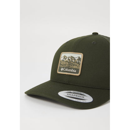 Topi Outdoor Unisex - Columbia Mesh Snap Back Cap High & Adjustable  (Greenscape/Sisters)