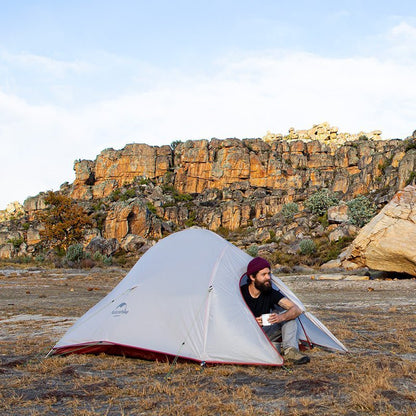 Tenda Camping/Ultralight Backpacking Tent - Naturehike Cloud Up™ PRO/ Kapasitas 1 Orang / 20D Nylon