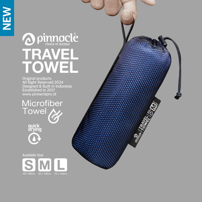 Handuk Packable Traveling - Pinnacle Travel Towel (Blue)