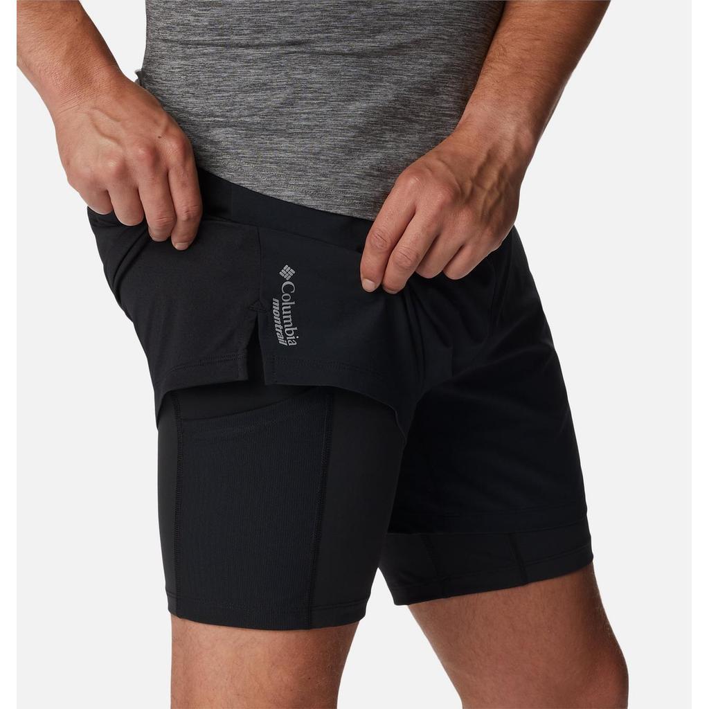 Celana Lari Pendek Pria/Trail Running - Columbia Men's Endless Trail 2-In-1 Short