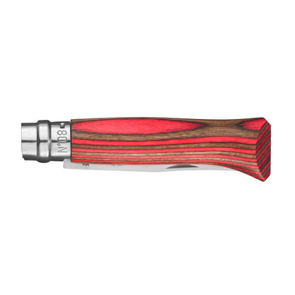 Opinel No. 08 Red Laminated Birch