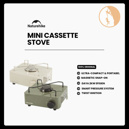 Kompor Gas Portable Outdoor - Naturehike Mini Cassette Stove