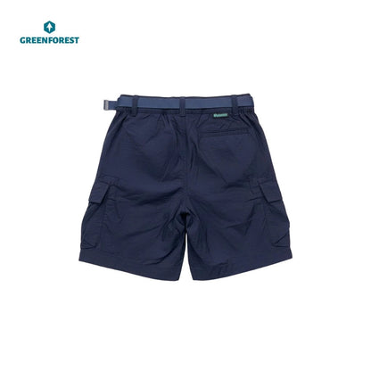 Celana Pendek Cargo Anak-anak Unisex - Greenforest Hinoki / FREE Belt