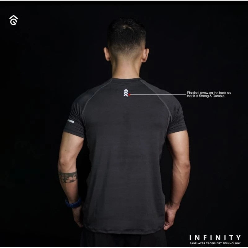 Base Layer Baju Olahraga - Angsana Infinity Short Sleeve