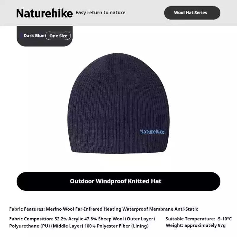 Topi Kupluk Gunung - Naturehike Outdoor Windproof Knitted Cap
